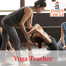 Yoga teacher Mrs. Mousumi Nandy in Rajarhat